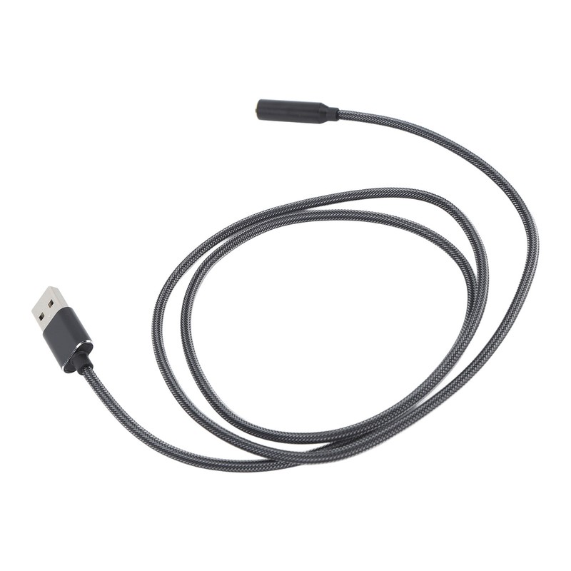 USB Sound Card USB to 3.5mm Jack Sound Adapter External