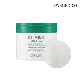 Swani Coco 스와니코코 시카 앤 티트리 카밍 토너패드 60매 Swanicoco Cica & Tea Tree Calming Toner Pads 60 Sheets