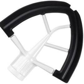 Flex Edge Beater For Kitchenaid Mixer Accessory,Kitchen Aid Attachments For Mixer,Fits Tilt-Head Stand Mixer Bowls For 4.5-5 Quart Bowls,Beater With Silicone Edges,(black)