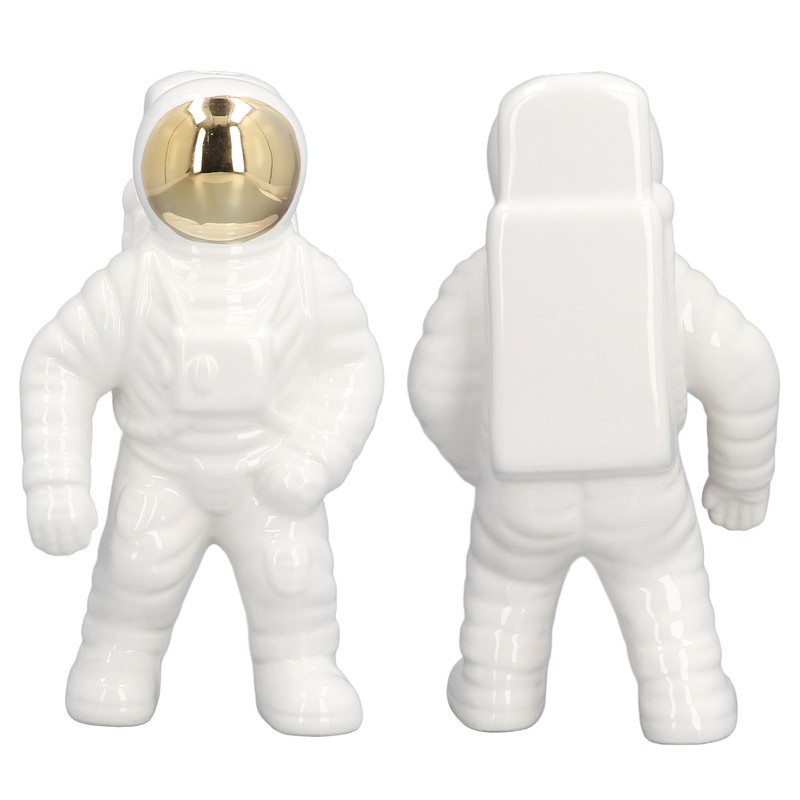 Ceramic Space Man Astronaut Figure Statue Modern Space Man Vase