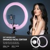 NEEWER Professional Ring Light with Stand and Phone Holder, 18