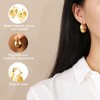 Thick Hoop Earrings Small Women's Hypoallergenic Hoop Earrings Gold for