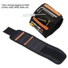 Tool Bracelet Holder, 2 Pocket Magnetic Wristband 15pcs Strong Magnet