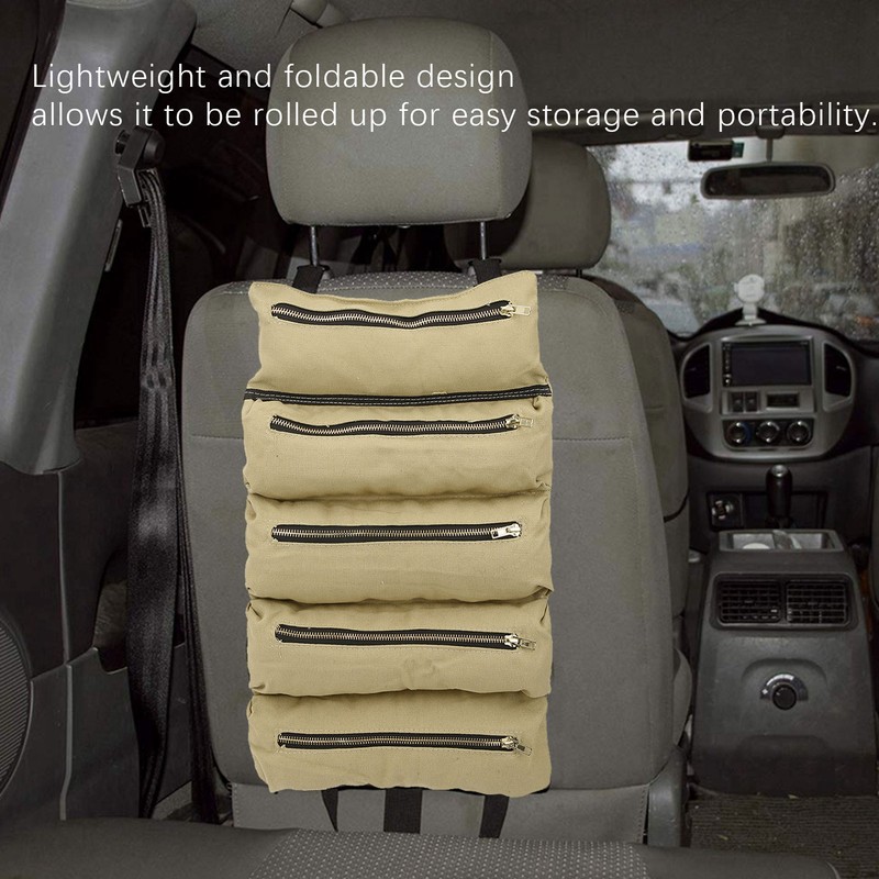 Multifunctional Canvas Tools Storage Bags Organizer Roll Bags with 5