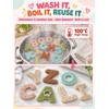 Magnetic Letters for Fridge - Soft Silicone Alphabet Magnets, Toddler