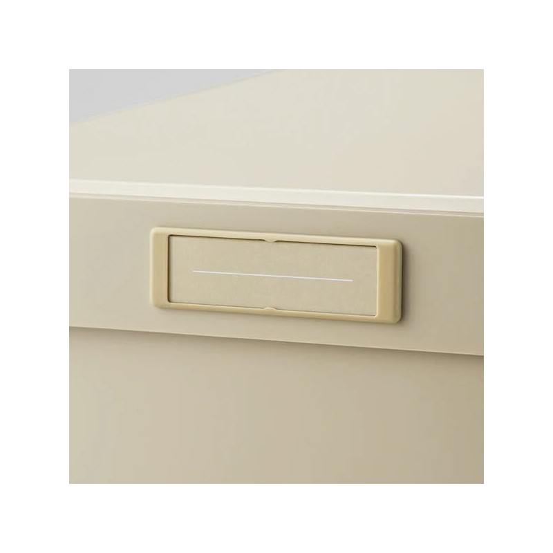 LIHIT LAB. Roomy Folding Box, Deep, A4, Gray A-794-27