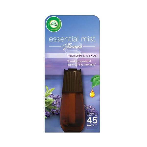 Air Wick Air Freshener Essential Mist Refill, Relaxing Lavender, 20ml