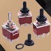 Twidec/3Pcs Waterproof Heavy Duty Toggle Switch 12V DC 30A DPDT