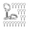 QWORK Eye Bolt, 20 Pack 1/2" -13 x 1-1/2" Marine