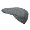 e4Hats.com Men's Linen Summer Ivy Cap - Slate Grey M-L