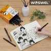 WOSWEL Black Felt Tip Pens - 60 Pack, 0.7mm Medium