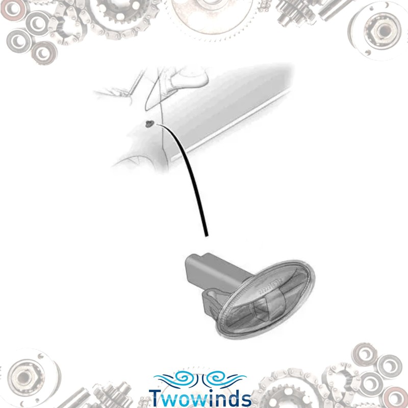 Twowinds Side indicator, indicator light outside indicator left and right,