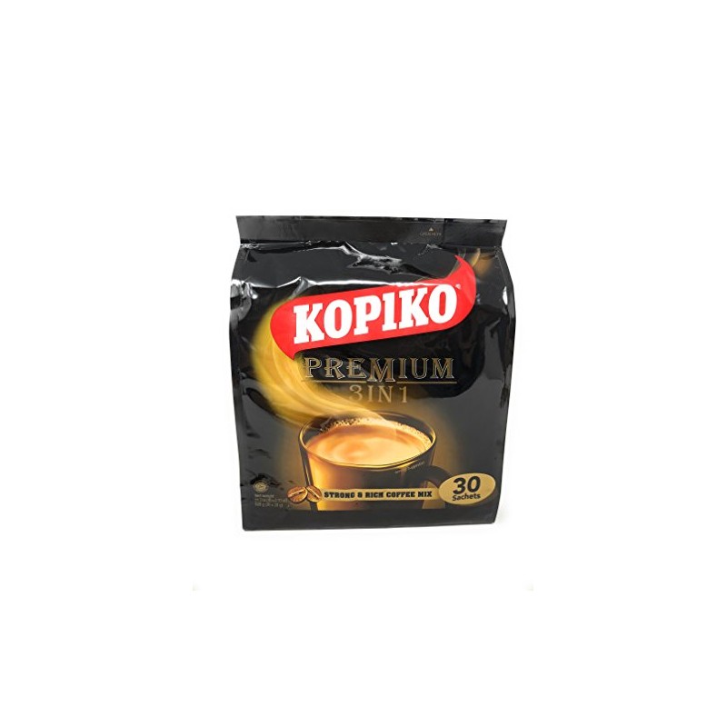 2 Packs Kopiko 3 in 1 Instant Coffee, 21.2 oz,