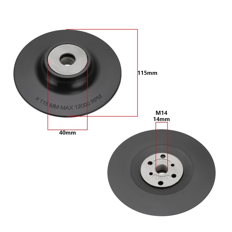 SG Store Plastic Angle Grinder Support Plate 115 mm Diameter