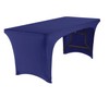 Iceberg 16546 Stretch Fabric Table Cover with 2 Open Sides,