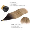 WENNALIFE I Tip Hair Extensions Human Hair, 50g 50s 18