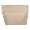 100 Bolsas Kraft Stand Up Con Zipper 1kg Para Café