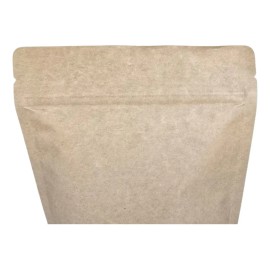 100 Bolsas Kraft Stand Up Con Zipper 1kg Para Café Y Más                                                                                              