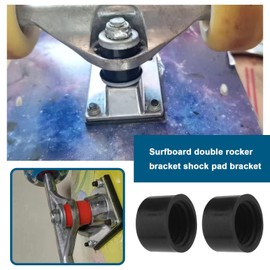 Create idea 20pc Shock Pad Bracket PU Shock Absorber Bracket for Skateboards Longboards Trucks Skateboard Rebuild Kit Bushings Pivot Cups Outdoor Sports Accessories