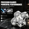 Pro 4 Shaver Replacement Heads for Skulls Pitbulls Series,Gold PRO/Silver