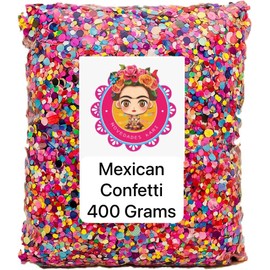 Fiesta Confetti – Mexican Colorful Paper Confetti, Jumbo 0.88lb (400g) Bag, Perfect for Parties & Celebrations