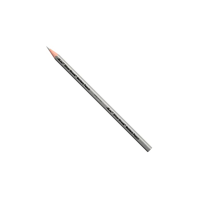 Markal 96101 Silver-Streak Reflective Lead Welder Pencil, 1/2" Diameter x