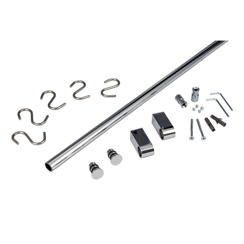 Gedotec Kitchen Rail Set, Hook Rail, Tidy Hanging Rail, Kitchen
