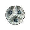 Nishida 120044 No. 7.5 3-Compartment Plate (Blue Camellia), Home Restaurant,