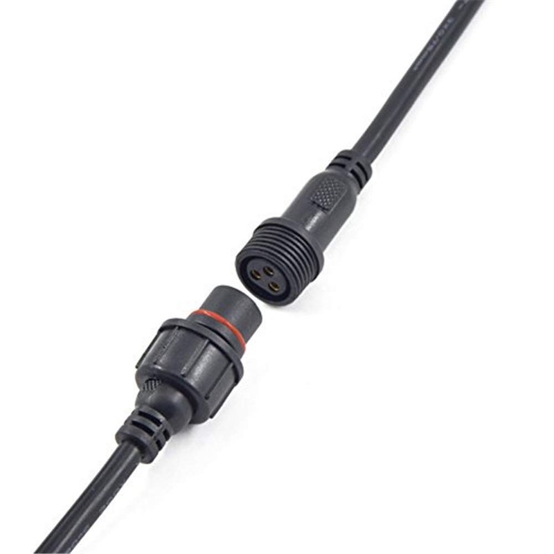 WESIRI 5Pairs 3pin Black Electrical Connector LED Connector for LED