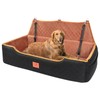 XIEEAOZEE Dog Car Bed Booster, Comfortable Travel Seat for Large/Medium