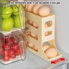 2 Pack 4-Tier Egg Holder for Fridge - Automatic Egg