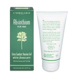 Extra Comfort Shaving Gel - Absinthium by LErbolario for Men - 5.07 oz Shave Gel