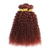 Reddish Brown Bundles Color 33 Human Hair Curly Wave Bundles