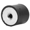 SEAFRONT 4 Pieces Non-Toxic Anti-Vibration Insulator Rubber Vibration Damper (DD20