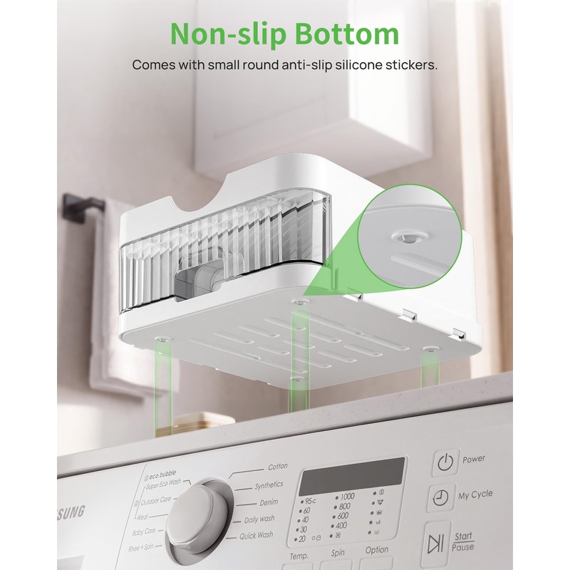 Mbetter 3-in-1 Laundry Detergent Holder + Storage Drawer + Drip