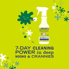 MRS. MEYER'S CLEAN DAY Probiotic Multi-Surface Spray, Made With Essential Oils And Other Thoughtfully Chosen Ingredients, Lemon Verbena, 16 fl oz