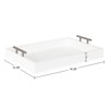 Kate and Laurel Lipton Modern Rectangular Tray, 16.5 x 12.25,