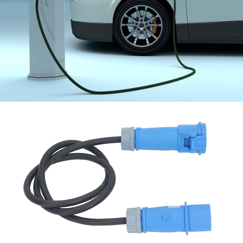 Camping Adapter Cable Male to Female 16A Coupling High Current