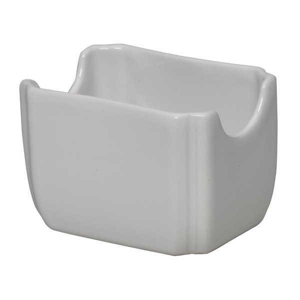 Fiesta 3-1/2-Inch by 2-3/8-Inch Sugar Packet Caddy, White