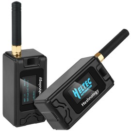 Meshnology 2 Pack ESP 32 Lo Ra V3 Development Board + 1100mAh Battery + Protect Case Set - with 915MHz Antenna and SX 1262 Lo Ra V3 Devices for Mesh Tastic Ar duino Lo Rawan IoT (N30 Version, Black)