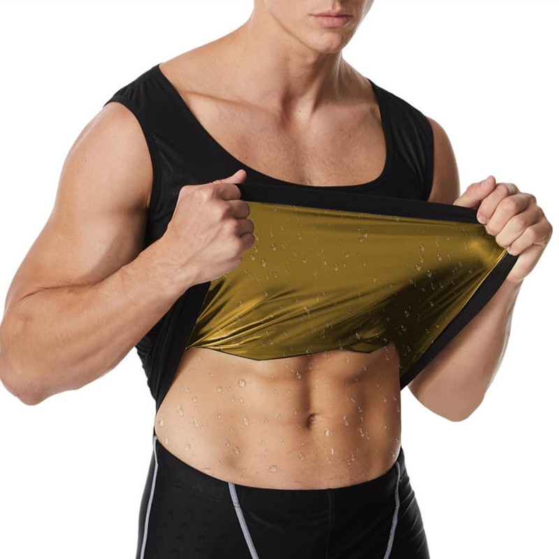 Everfion Sauna Vest for Men Waist Trainer, Sleeveless Mens Sauna