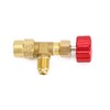 Areyourshop R410A Refrigeration Charging Valve Adapter 1/4" SAE Male to