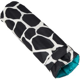 Hanna Hula TNS-GRPD-11 Tennis Racquet Grip Cover with Deodorizing Tag, Giraffe Black