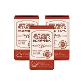New Origin 뉴오리진 유한건강생활 비타민C (60정1박스/30일분) 3개입 New Origin Limited Health Life Vitamin C (60 Tablets per Box/30 Day Supply) Pack of 3