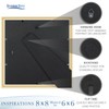 Icona Bay - 8x8 Picture Frames with Removable Mat for