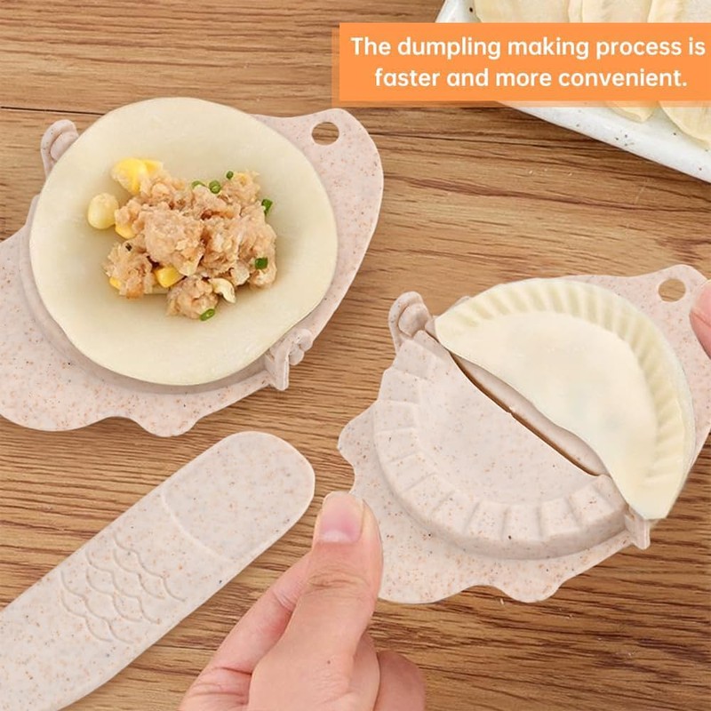 5 Pcs Ravioli Mold Set with 12 Holes, Dumpling Maker