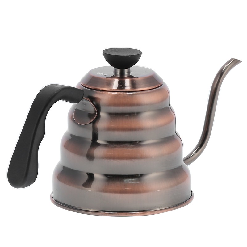 Coffee Pot 304 Stainless Steel Seamless Welding Technology Antirust Gooseneck