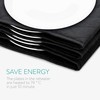 Navaris Electric Plate Warmer - 10 Plate Blanket Heater Pockets