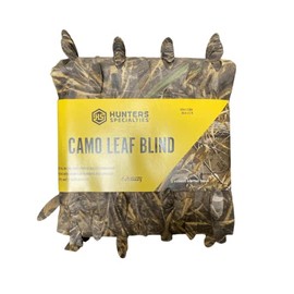 Hunters Specialties Camo Leaf Blind - Hunting Durable Lightweight Quiet Realistic Concealment Camouflage Accessory, MAX 5, 56 in X 12 FT