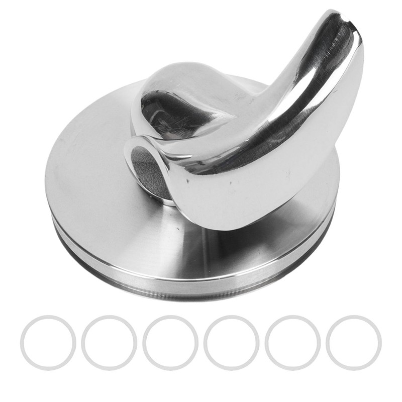 54mm Stainless Steel Portafilter Spout Bottomless to Spouted Coffee Machine